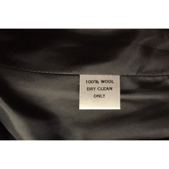 Morgane Le Fay Black Wool Asymmetrical Tiered Skirt - Picture 4 of 6